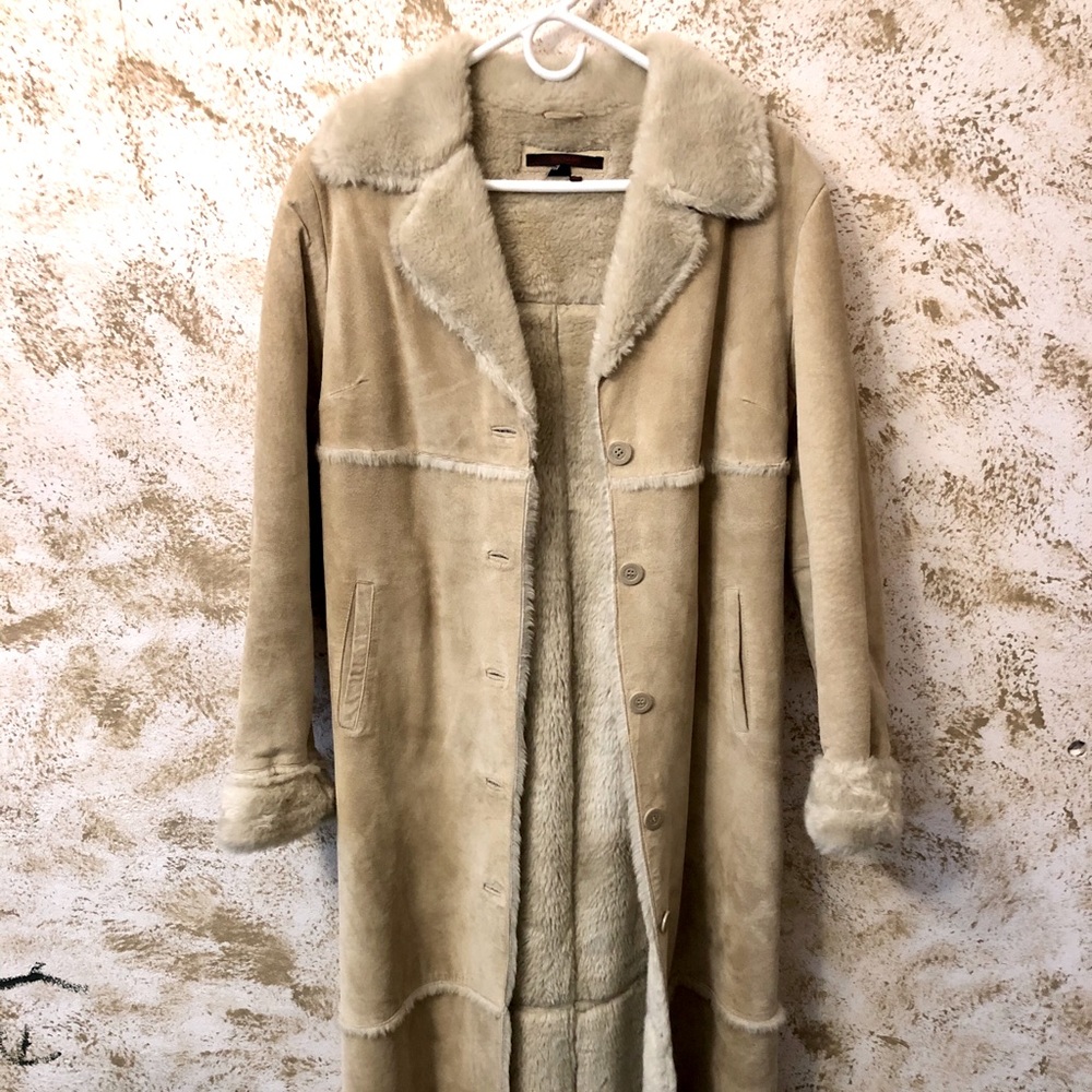 Zara Basic-“Penny Lane” Tan Leather Trench